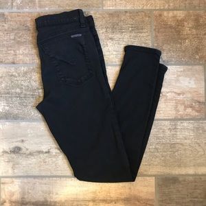 Hudson Krista Super Skinny Black Jeans